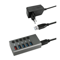 MAXTRACK USB razdjelnik CH 10, 5-portni, USB 3.0