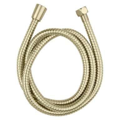 WENKO Crijevo za tuširanje od nehrđajućeg čelika mat zlatno 150 cm Brass