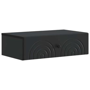 Zidni stol, 59 x 34,5 x 17 cm, crna