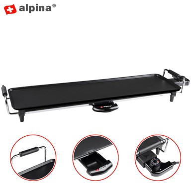 ALPINA Električni teppanyaki roštilj 1800 W