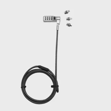 DICOTA Sigurnosna brava za laptop D31713, kombinacijska, 2 m, crna