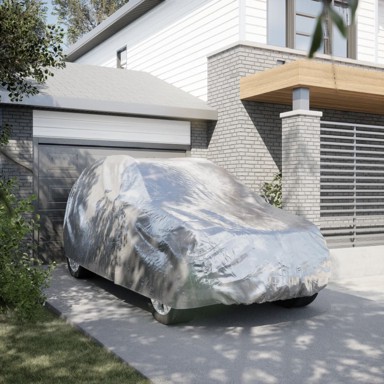 Automobilska navlaka za SUV s trakama s kopčom srebrna XL