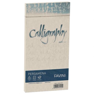 FAVINI Kuverte Calligraphy, 11 x 22 cm, 90 g, 25 kom, natur