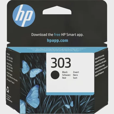 HP Tinta, 303, crna