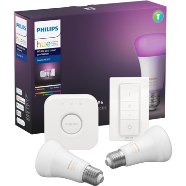 PHILIPS Set žarulja Hue White & Color Ambiance, E27, LED