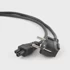 GEMBIRD PC-186-ML12-3M naponski kabel, crni, CEE7/7, C5 konektor, 3 m