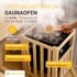 HOMESTAR Sauna kabina Vantaa, 180 x 180 cm, prirodna