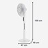 BLACK & DECKER Samostojeći ventilator BXEFP30E, bijeli