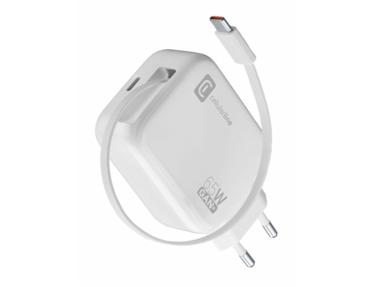 CELLULARLINE Kućni punjač Roller, GaN, 65 W, bijeli