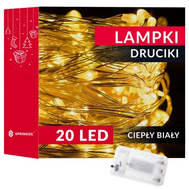 LED lampica na baterije – 20 LED dioda