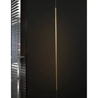 NOVA LUCE Visilica Elettra LED 20 W, 3000 K, 698 lm, IP20 NL9088106, mesing zlatna