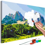 Slika za samostalno slikanje Dolomite Peaks 60x40