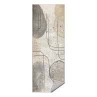 MILA HOME Siva/krem perivia staza 80x200 cm Simple Lines 