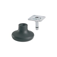 SIRO Podloška za namještaj s pločicom 50 mm 38x38 mm