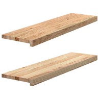 Prozorske klupice 2 kom 90x30x2 cm netretirane masivne hrast