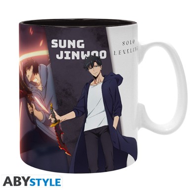 Šalica Solo Leveling Jinwoo & Igris, 460 ml