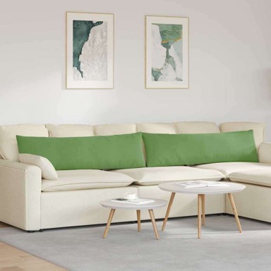 Jastučići za sofu, 2 kom, 40 x 145 cm, svijetlozeleni