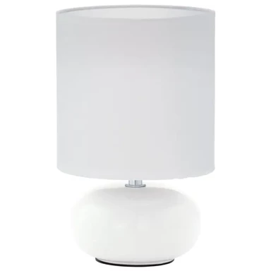Stolna lampa Trondio, E14, bijela