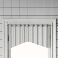 Karniše, 2 kom, 60 - 105 cm, aluminijske, bijelo-srebrne