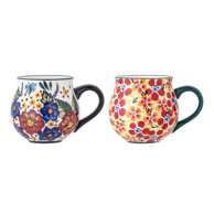 BLOOMINGVILLE Šalice u setu 2 kom od kamenine 330 ml Florist