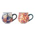 BLOOMINGVILLE Šalice u setu 2 kom od kamenine 330 ml Florist 