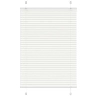 Plisirana roleta bijela 85 x 100 cm (širina tkanine 84,4 cm)