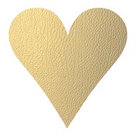 LIND DNA Podmetač od eko kože 30x30 cm Heart Hippo 