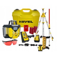 NIVEL SYSTEM NL740R Digitalni rotacijski crveni laser, domet 700 m + stativ SJJ1 + letva LS-24