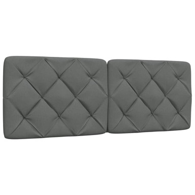 Jastuk za uzglavlje tamnosivi 120 cm od tkanine