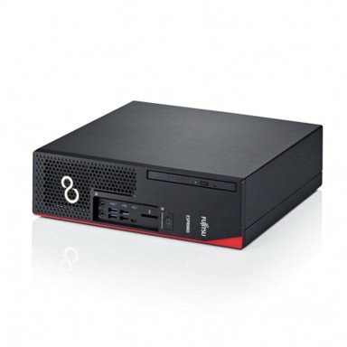 FUJITSU Stolno računalo Esprimo D738 SFF / Intel Core i5-8500, 16 GB RAM, 256 GB SSD, Intel HD Graphics, Windows 10 Pro, crna (obnovljeno)