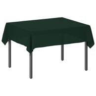 Tkanina za stol pravokutna 140 x 180 cm od poliestera, tamnozelena