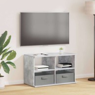 TV stalak s ladicama, 79x40x48 cm, betonska siva