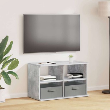 TV stalak s ladicama, 79x40x48 cm, betonska siva