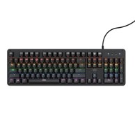 TRUST Tipkovnica GXT 863 Mazz Gaming, crna