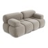 MAKAMII Bež baršunasti sofa 190 cm Lokua, 190x96x70,05 cm