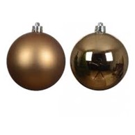 Božićne kuglice set 60 kom., jantarne