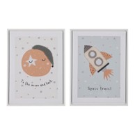 IXIA Dječje slike u setu 2 kom Space 30x40 cm