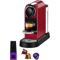 KRUPS Aparat za kavu na kapsule Nespresso CitiZ XN7415, crveni