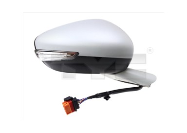 TYC Retrovizor Peugeot 508, lijevi, električni, grijani, žmigavac, 6 pinova