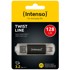 INTENSO USB flash stick 128 GB USB 3.2 USB-C, USB-A Twist Line