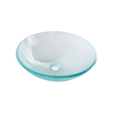 SAPHO Umivaonik okrugli Ice ø 42 cm, stakleni