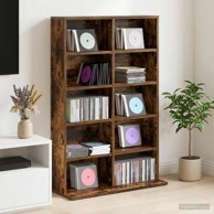 CD ormar 65 x 23,5 x 97,5 cm od konstruiranog drva, dimljeni hrast