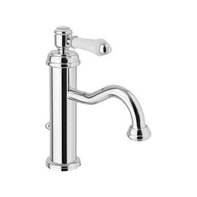 SAPHO Stojeća slavina za umivaonik Vienna, sjajno srebrna