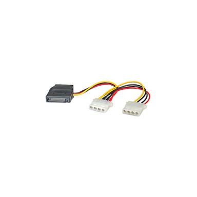 ROLINE Kabel SATA na 3x Molex, 20 cm