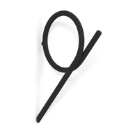  SPINDER DESIGN Crna željezna zidna kuka Tuba