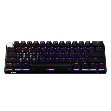 LOGITECH Tipkovnica Pro X 60 LIGHTSPEED, mehanička, bežična, RGB, crna