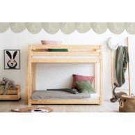 ADEKO Dječji krevet na kat od borovine 90x190 cm CLPB