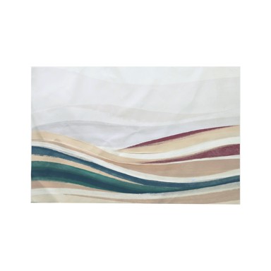 Slika na platnu, šareni valovi, 60x90 cm