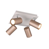 TRIO Reflektor 4x GU10 Marley, coffee