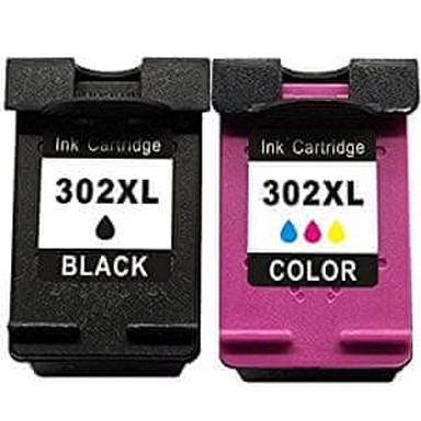 TONER123 Zamjenske tinte komplet HP 302XL / DeskJet 1110, 2130, 2132, 2134, 3630, 3632-3634 / OfficeJet 3830, 4650-4652, 4654 / Envy 4520, 4522-4524, crna, boja